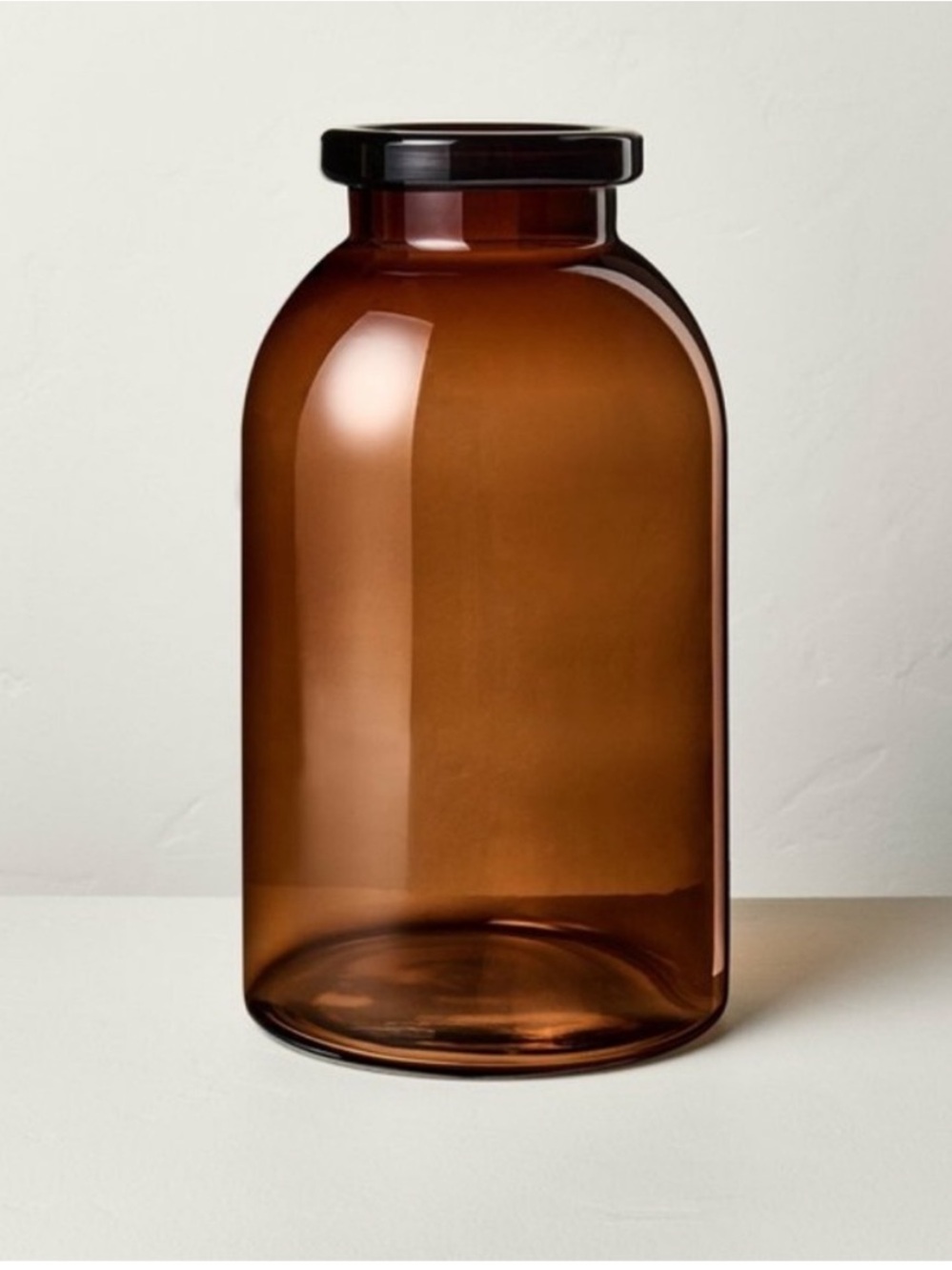 Hearth & Hand Magnolia Discontinued Amber Brown Glass Vase 10” Target Apothecary